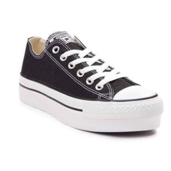 black converse high top platform